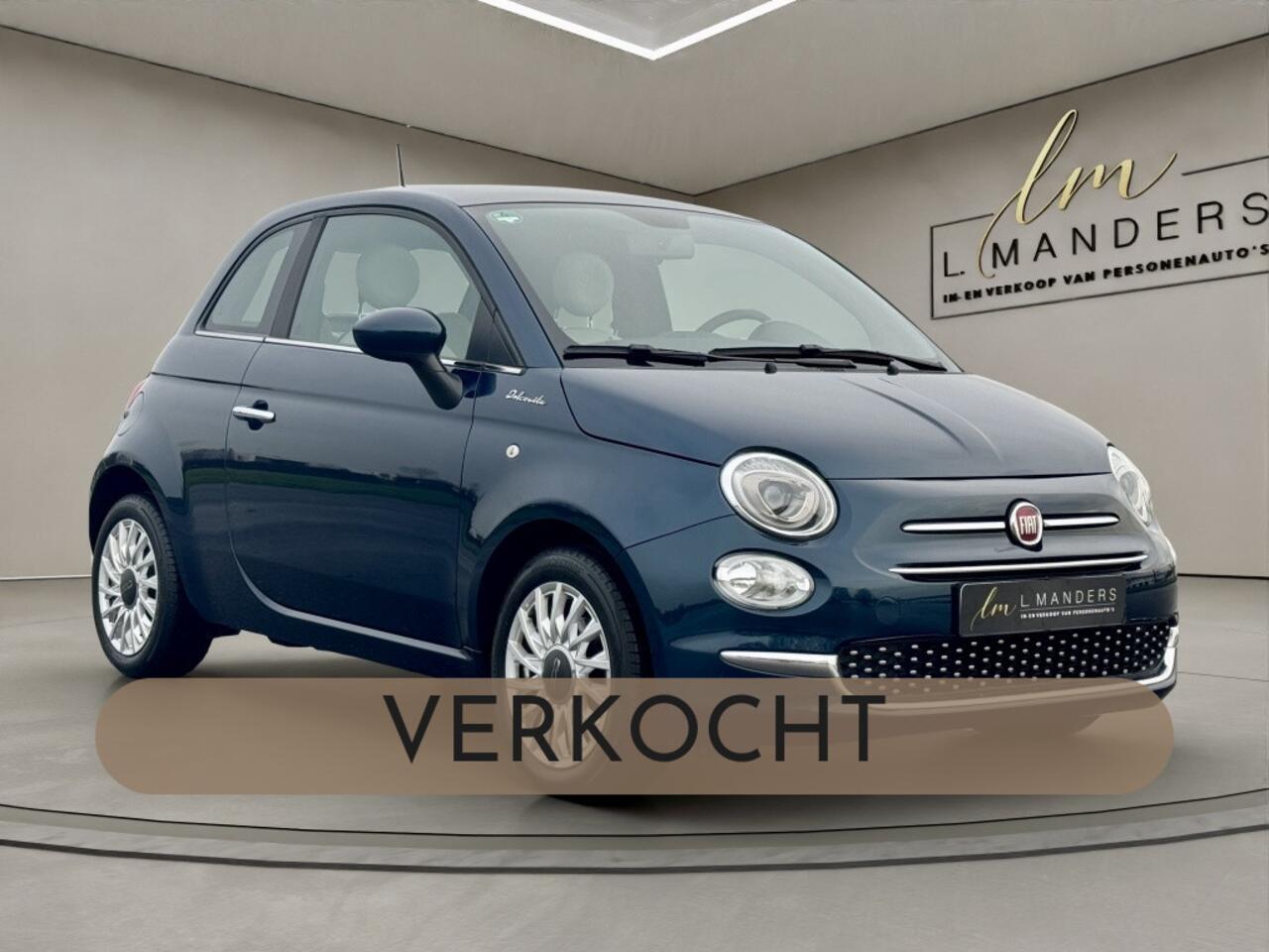 Fiat 500 1.0 Hybrid Dolcevita 2021 BLAUW | Panoramadak | Apple CarPlay