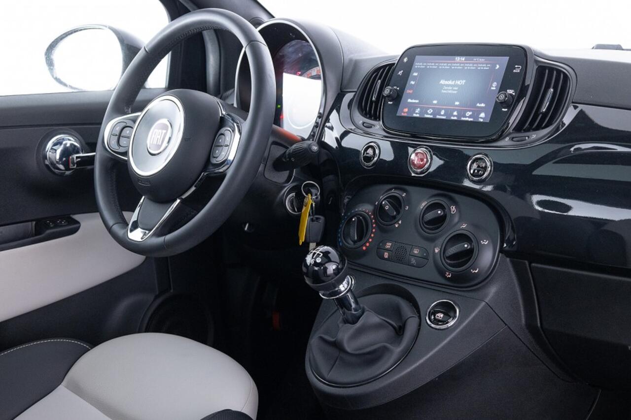 Fiat 500 1.0 Hybrid Dolcevita | Half LEDER | AIRCO | VELGEN | Mistlampen