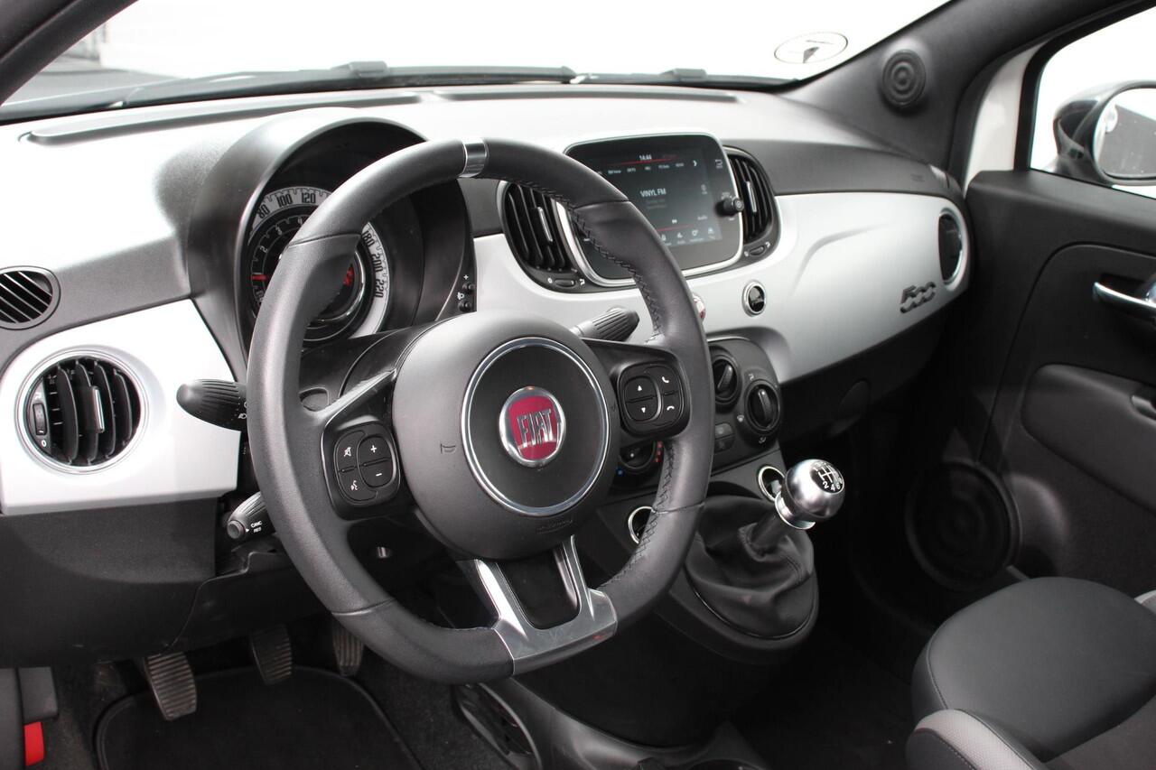 Fiat 500 1.0 Hybrid Sport Connect | Navigatie | Apple Carplay/Android Auto | Airco | Dab | Sportstoelen | Cruise Control | Lichtmetalen Velgen |