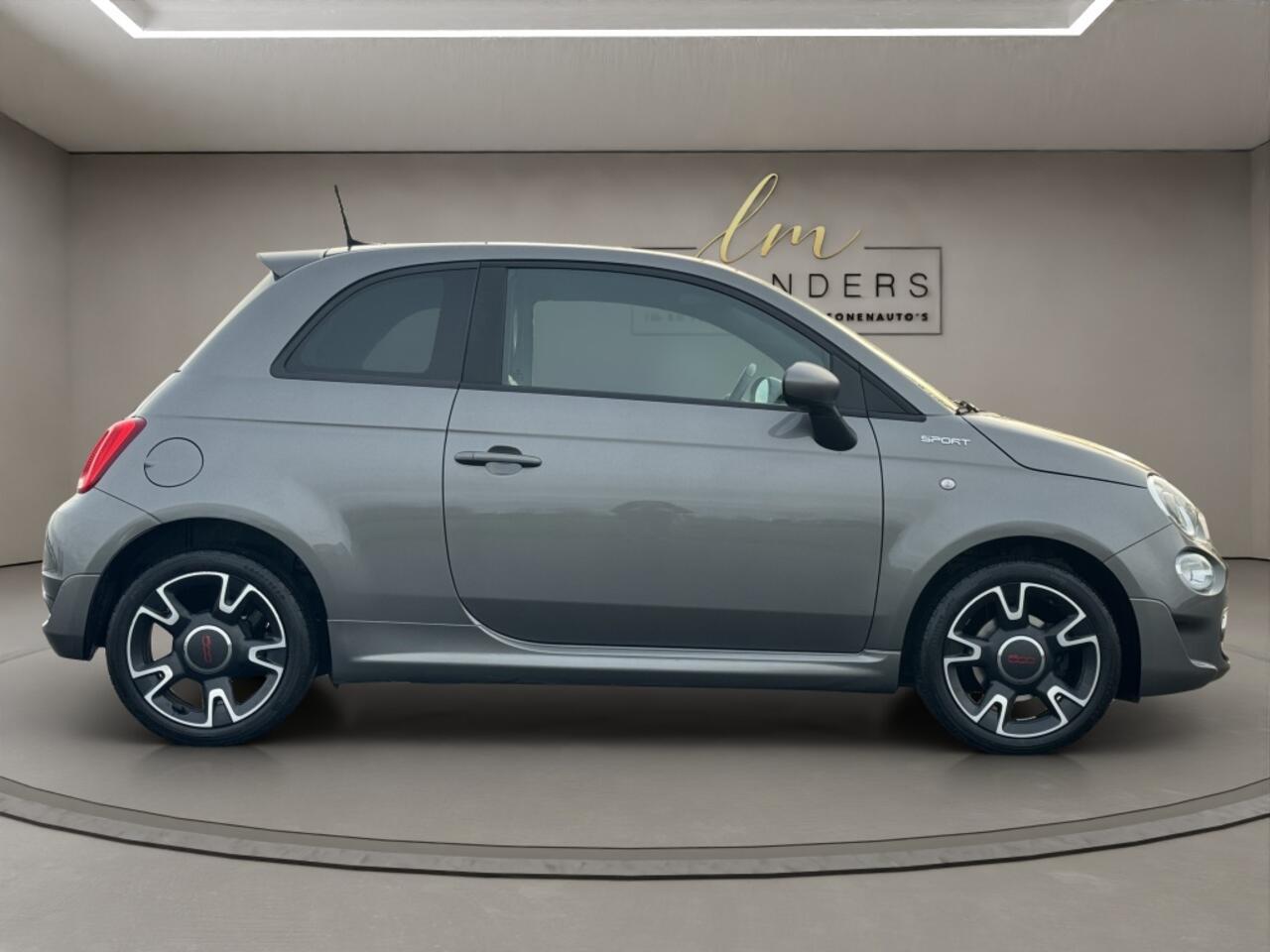 Fiat 500 1.0 Hybrid Sport 2022 GRIJS | Leder | Panorama schuifdak | Displ