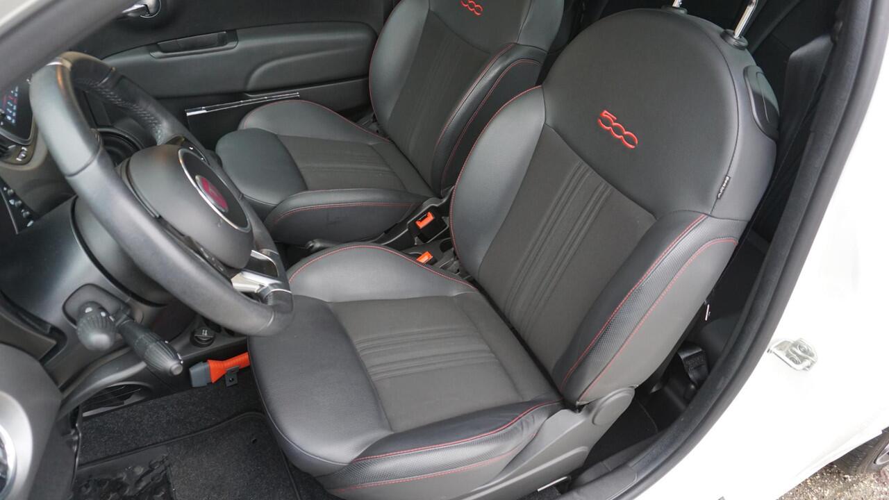 Fiat 500 1.0 70pk 3Drs Hybrid Sport Schuif/kantel Panoramadak Sportstoelen 16inch LM Virtual *NL auto* 40842km!