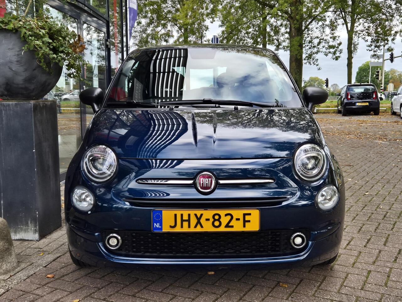 Fiat 500 1.0 Hybrid | Airconditioning | Apple Carplay |Navigatie via Smartphone | Parkeersensoren | Licht metalen velgen