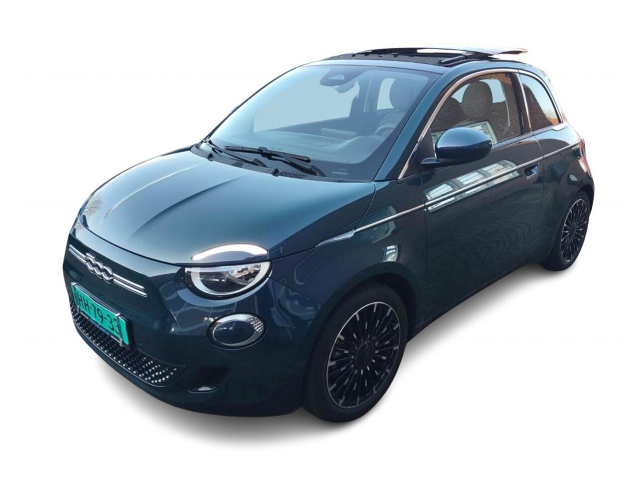 Fiat 500 E-2023 -42KW- Snelladen- Schuifkanteldak-Carplay-meer....