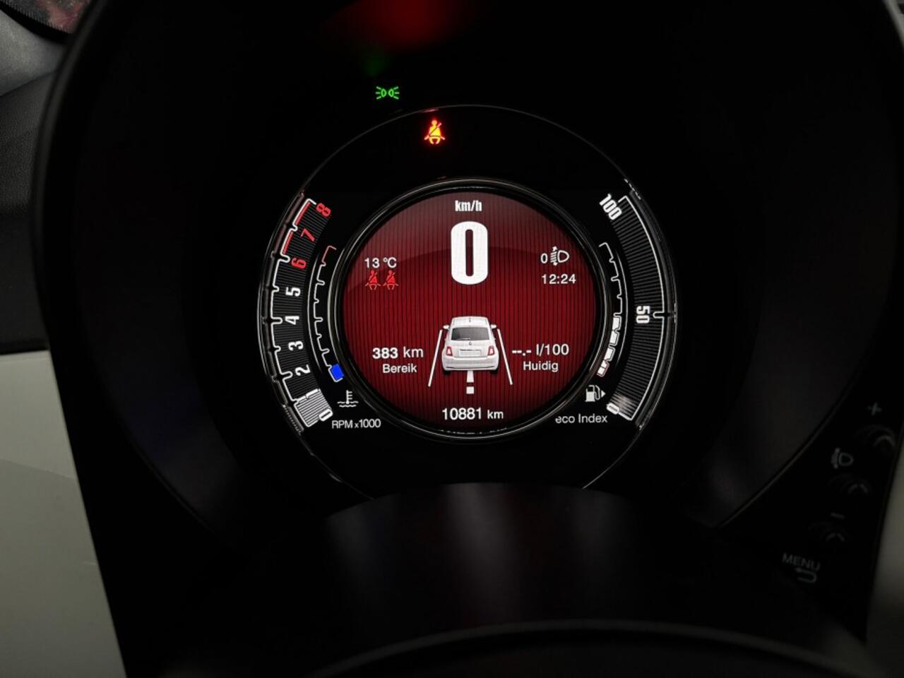 Fiat 500 1.0 GSE Hybrid | ECC | Mistlampen | CARPLAY | VELGEN