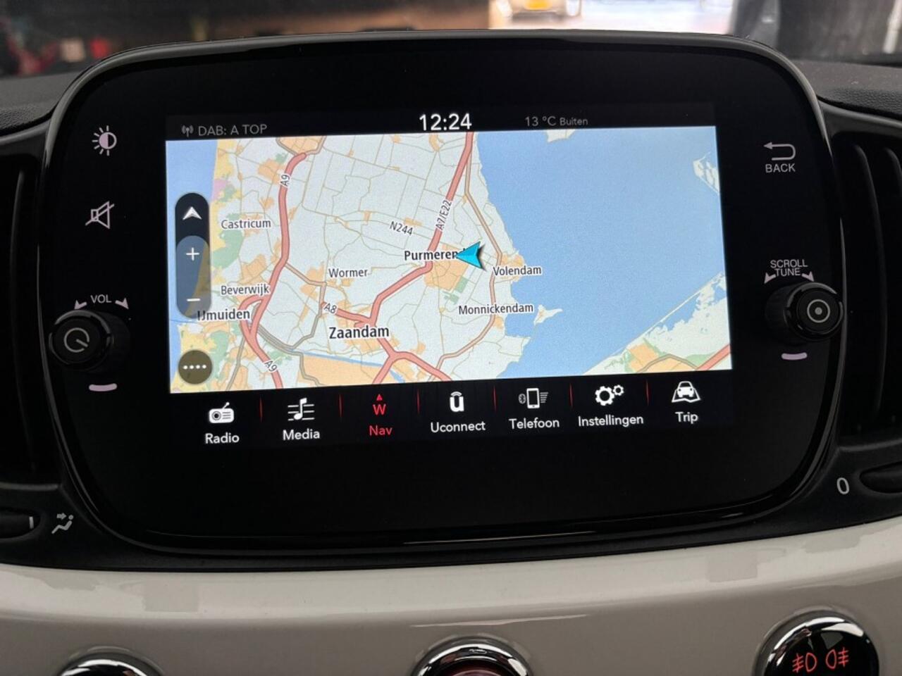 Fiat 500 1.0 GSE Hybrid | ECC | Mistlampen | CARPLAY | VELGEN