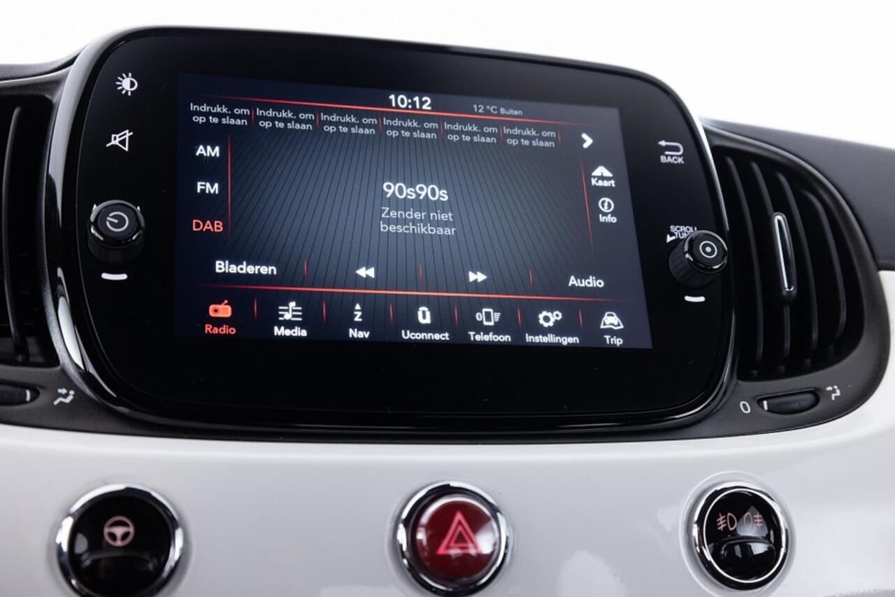 Fiat 500 1.0 GSE Hybrid | ECC | Mistlampen | CARPLAY | VELGEN