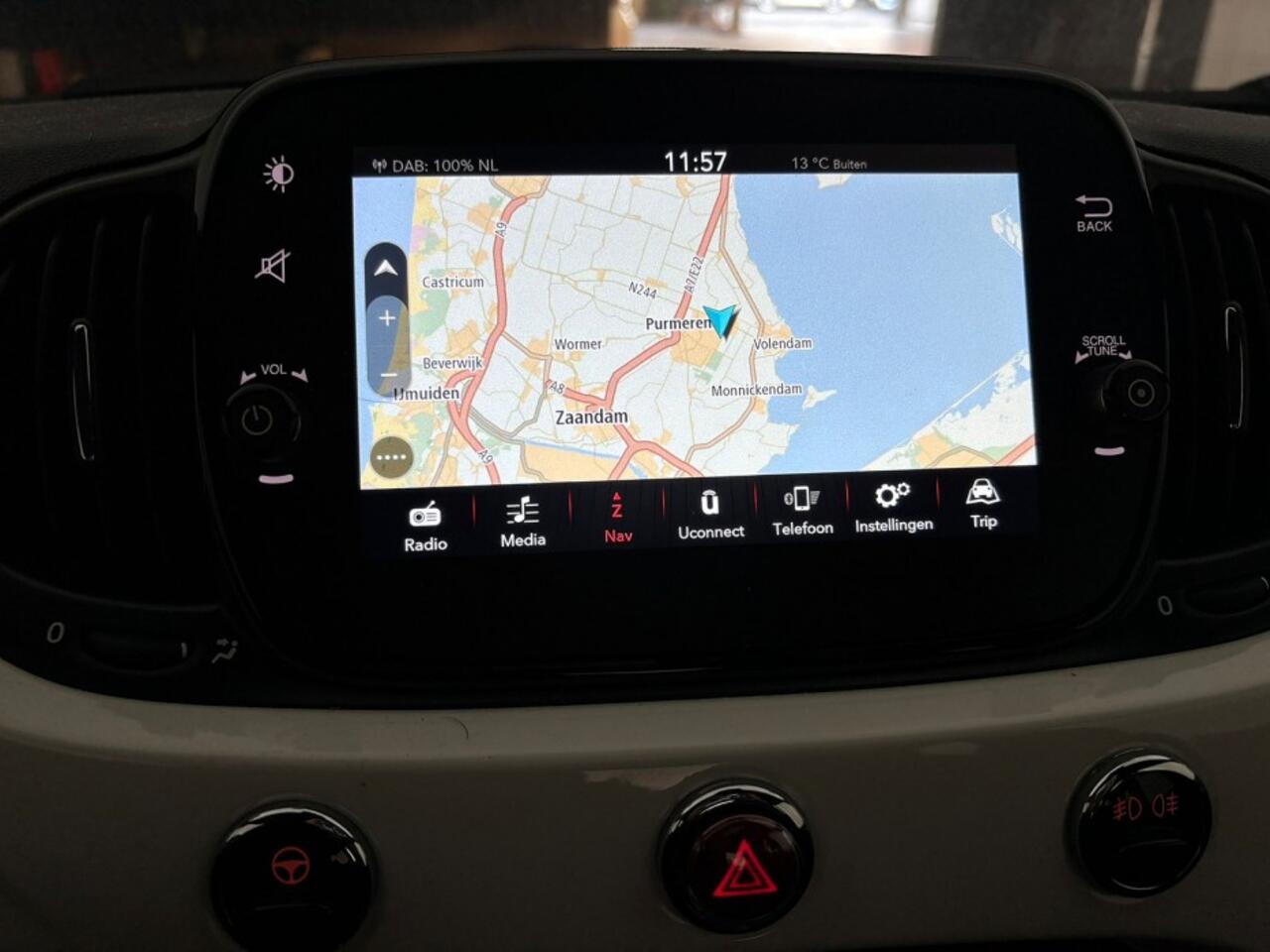 Fiat 500 1.0 GSE Hybrid | ECC | Mistlampen | CARPLAY | VELGEN