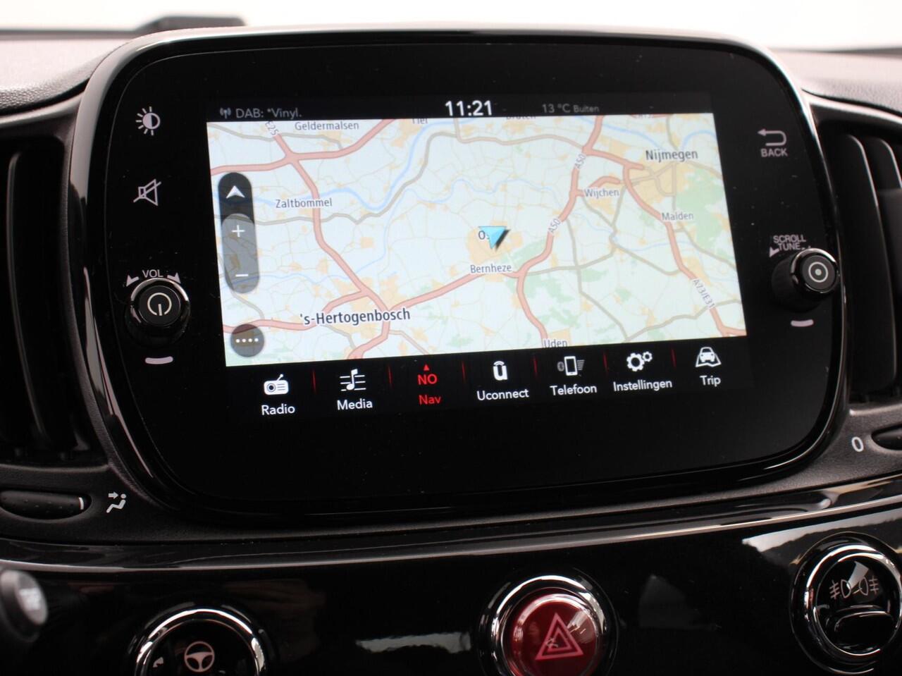 Fiat 500 1.0 Hybrid Lounge+ Airco | Cruise control | Parkeersensor achter | Radio | Navigatie | Apple Carplay/ Android Auto | Lichtmetalen velgen