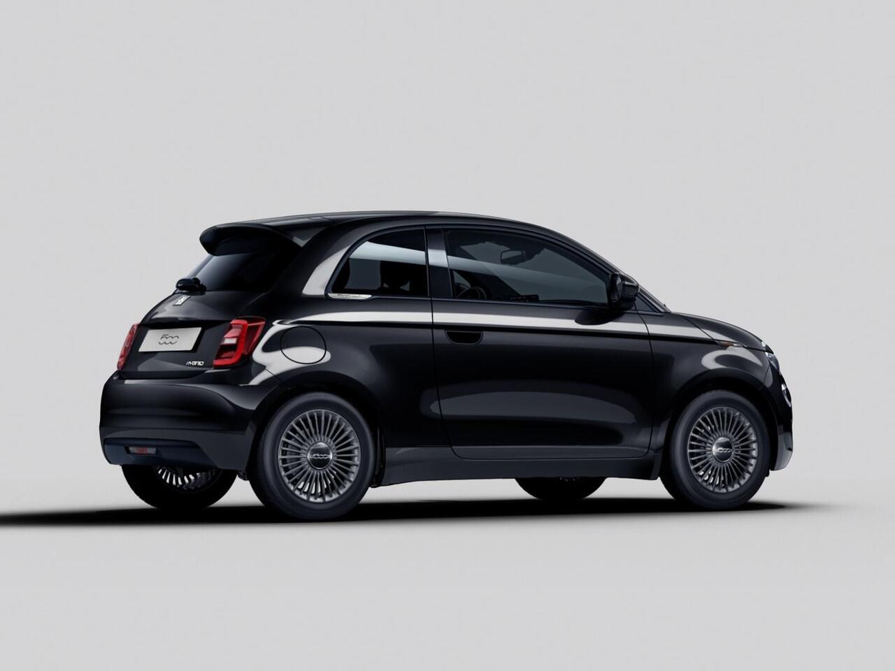 Fiat 500 1.0 Hybrid Torino | Private Lease ¤ 387,- | New | Clima | Carplay | PDC | Priv Glass | Onyx Black
