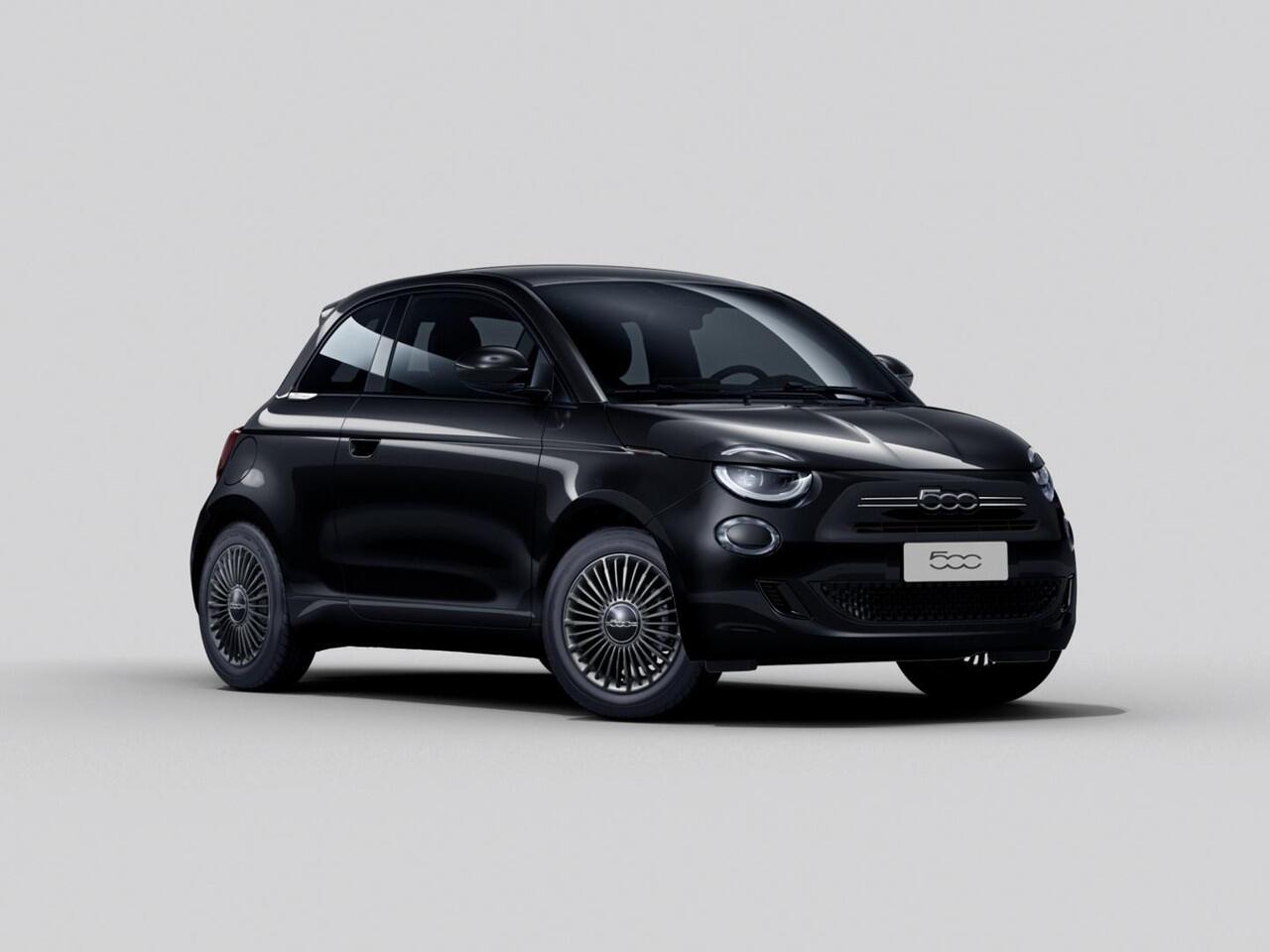 Fiat 500 1.0 Hybrid Torino | Private Lease ¤ 387,- | New | Clima | Carplay | PDC | Priv Glass | Onyx Black