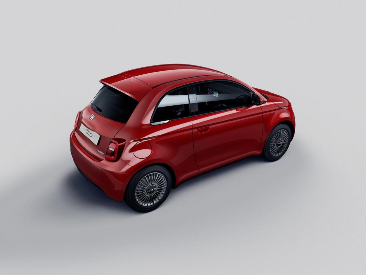 Fiat 500 1.0 Hybrid Torino | Private Lease ¤ 379,- | New | Clima | Carplay | PDC | Priv Glass | Rosso Passione