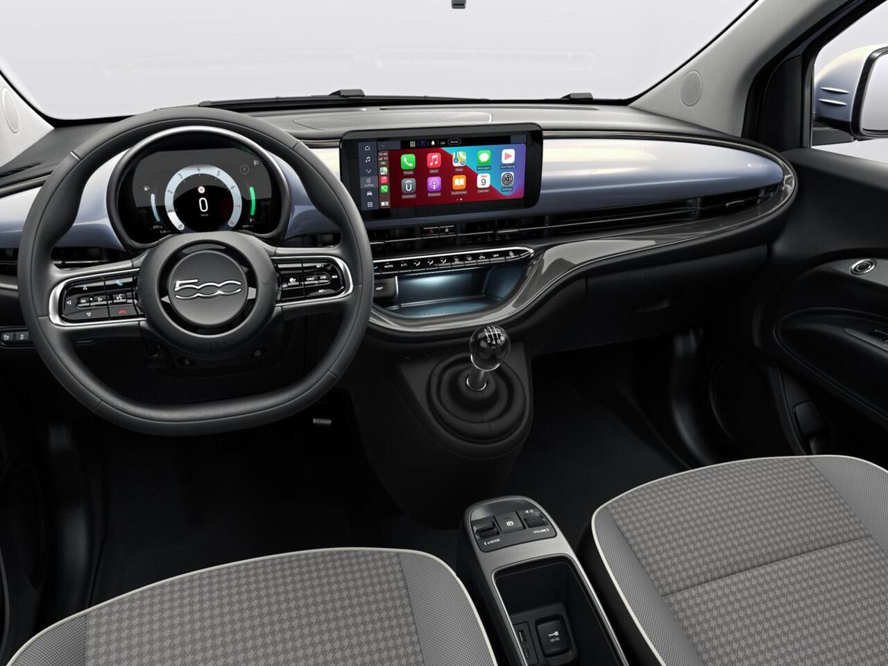 Fiat 500 1.0 Hybrid Torino | Private Lease ¤ 387,- | New | Clima | Carplay | PDC | Priv Glass | Celestial Blue