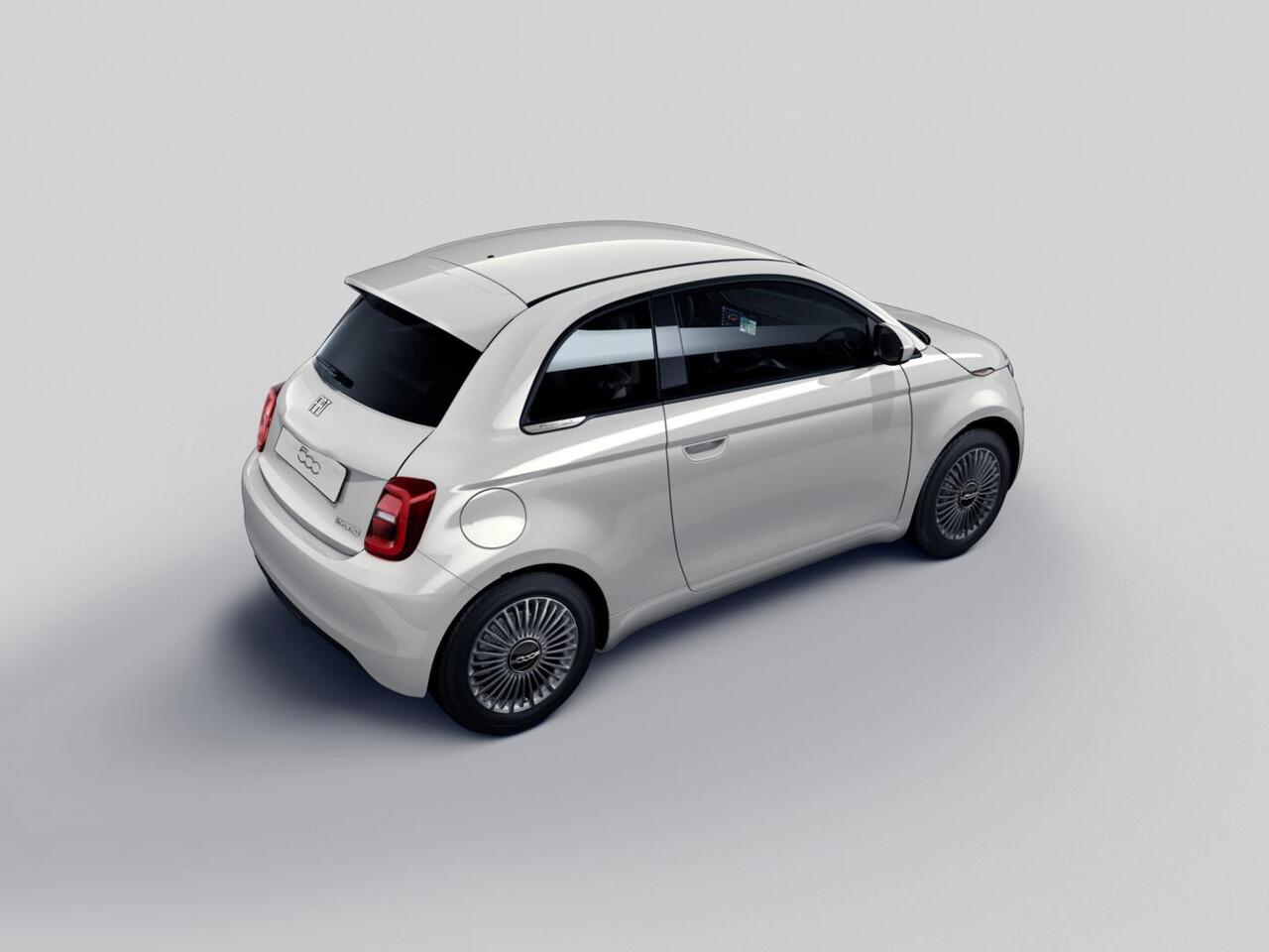 Fiat 500 1.0 Hybrid Torino | Private Lease ¤ 387,- | New | Clima | Carplay | PDC | Priv Glass | Ice White