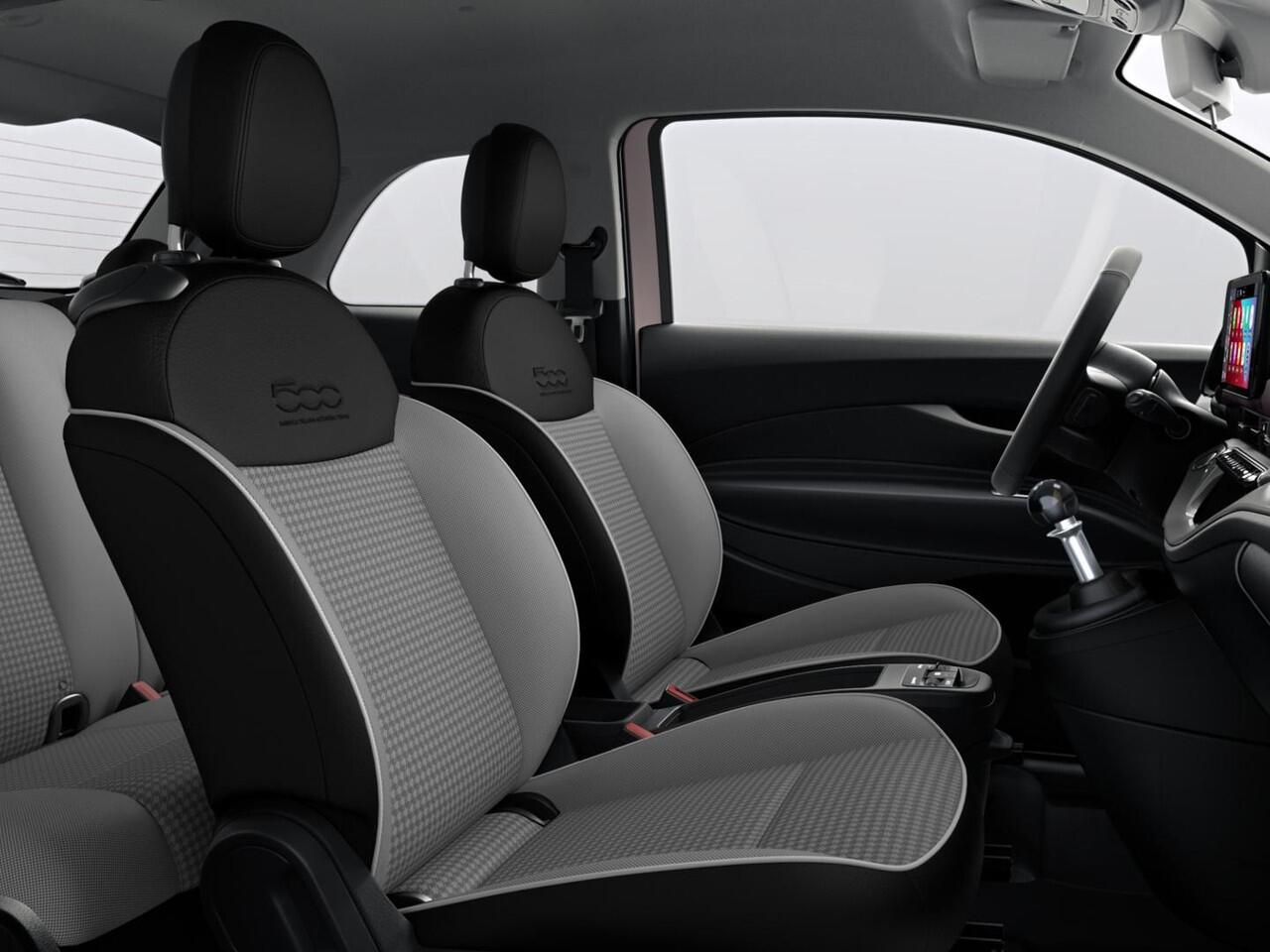 Fiat 500 Hybrid Torino Launch Edition | Private Lease ¤ 387,- | New | Clima | Carplay | PDC | Priv Glass | Rose Gold