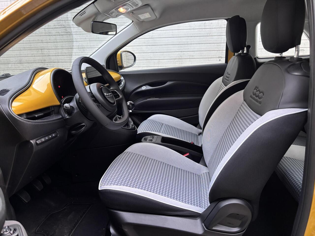 Fiat 500 Torino 1.0 Hybrid 65pk | 8 JAAR GARANTIE!| FULL LED | APPLE CARPLAY / ANDROID AUTO | KEYLESS | CAMERA | ISOFIX |