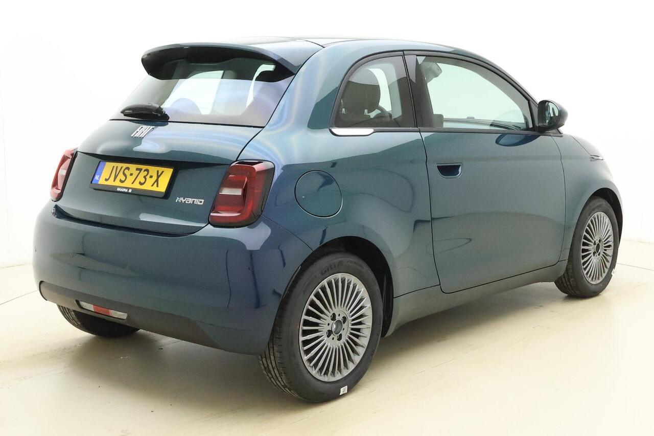 Fiat 500 1.0 Hybrid Torino Launch Edition | Navigatie via Apple Carplay/Android auto | LED verlichting | Lichtmetalen velgen | Parkeersensoren | Keyless | Cruise control