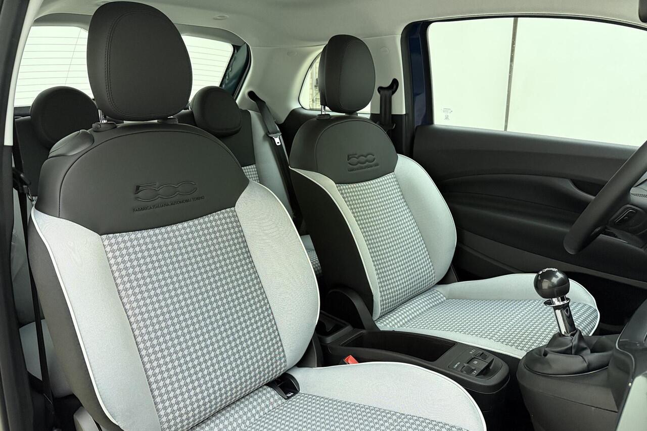 Fiat 500 1.0 Hybrid Torino Launch Edition | Navigatie via Apple Carplay/Android auto | LED verlichting | Lichtmetalen velgen | Parkeersensoren | Keyless | Cruise control