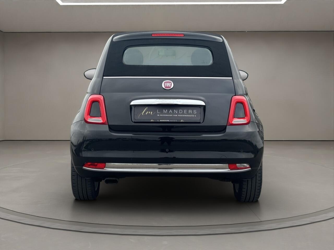 Fiat 500C 0.9 TwinAir T Lounge 2018 ZWART | Cabrio | Benzine | 3-deurs | D