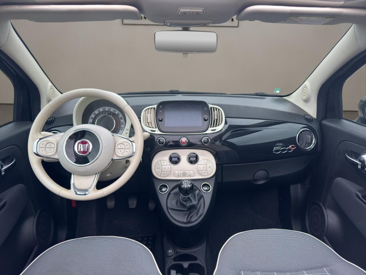 Fiat 500C 0.9 TwinAir T Lounge 2018 ZWART | Cabrio | Benzine | 3-deurs | D