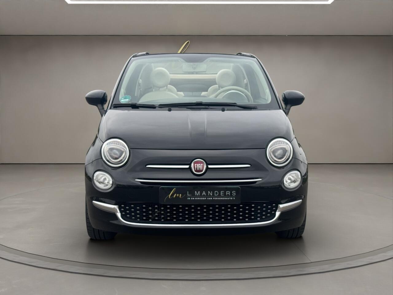 Fiat 500C 0.9 TwinAir T Lounge 2018 ZWART | Cabrio | Benzine | 3-deurs | D