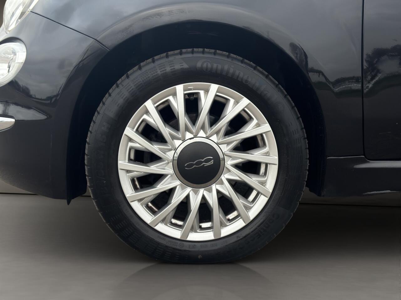 Fiat 500C 0.9 TwinAir T Lounge 2018 ZWART | Cabrio | Benzine | 3-deurs | D