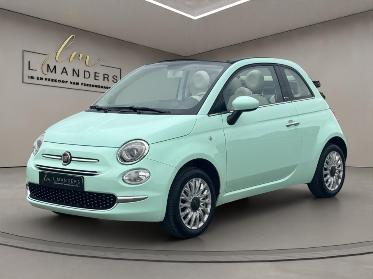 Fiat 500C 1.2 Lounge 2018 MINT GROEN | Cabrio | Climate Control