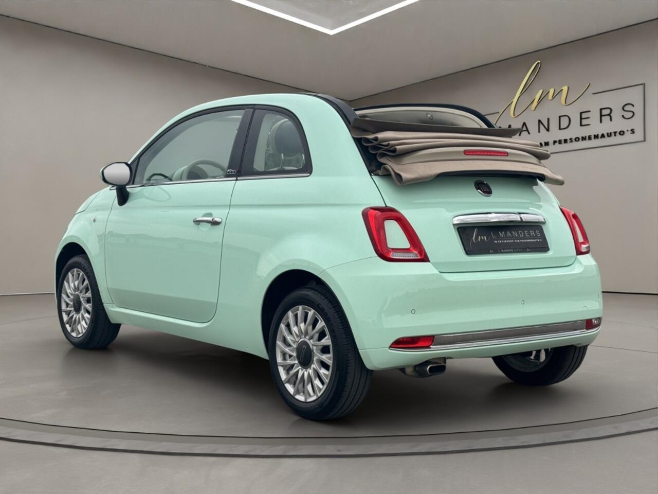 Fiat 500C 1.2 Lounge 2018 MINT GROEN | Cabrio | Climate Control