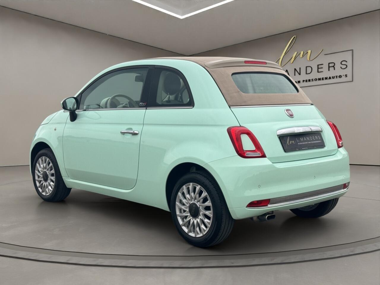 Fiat 500C 1.2 Lounge 2018 MINT GROEN | Cabriolet | Climate Control