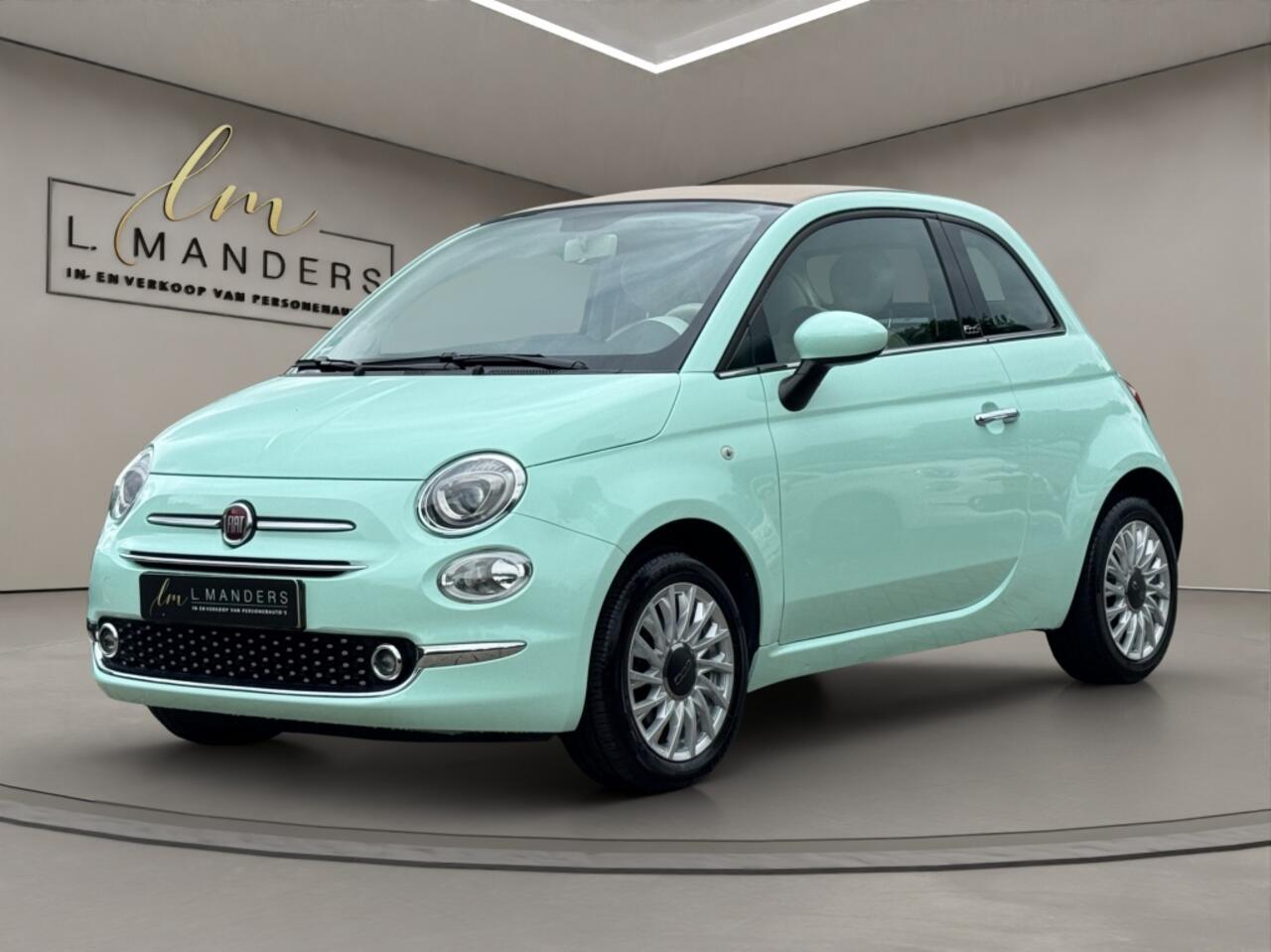 Fiat 500C 1.2 Lounge 2018 MINT GROEN | Cabriolet | Climate Control