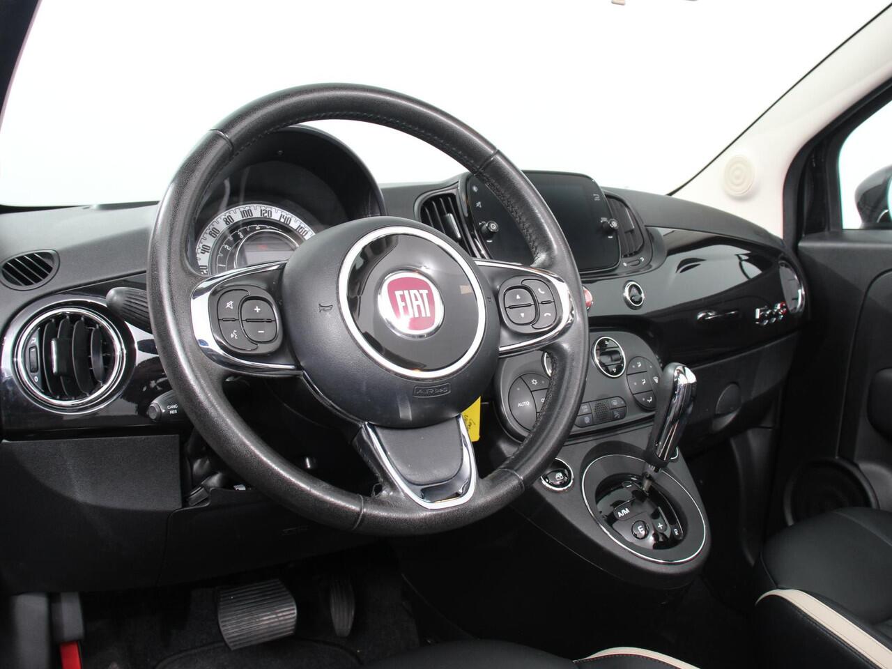 Fiat 500C 1.2 Lounge Automaat | Leder | Navigatie | Climate control | Cruise Control | Parkeersensoren Achter | Lichtmetalen Velgen |