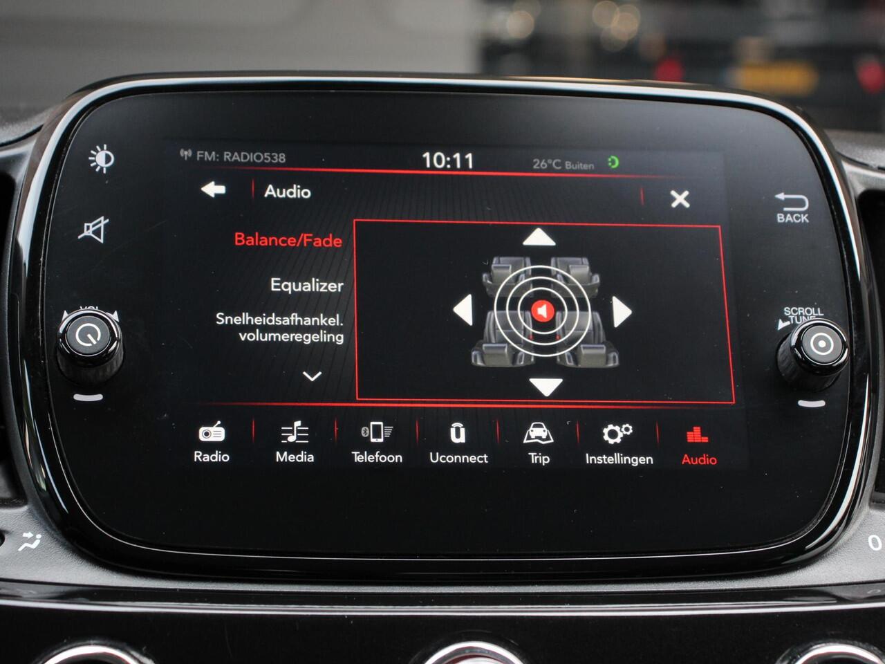 Fiat 500C 1.2 Lounge Automaat | Leder | Navigatie | Climate control | Cruise Control | Parkeersensoren Achter | Lichtmetalen Velgen |