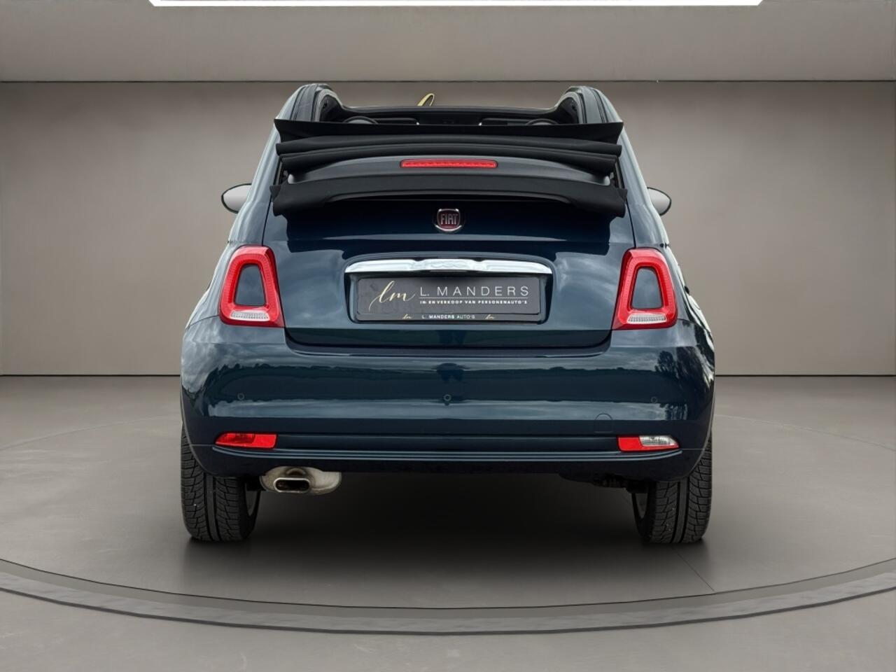 Fiat 500C 1.2 Lounge 2019 BLAUW | Cabriolet | Apple CarPlay | Airco