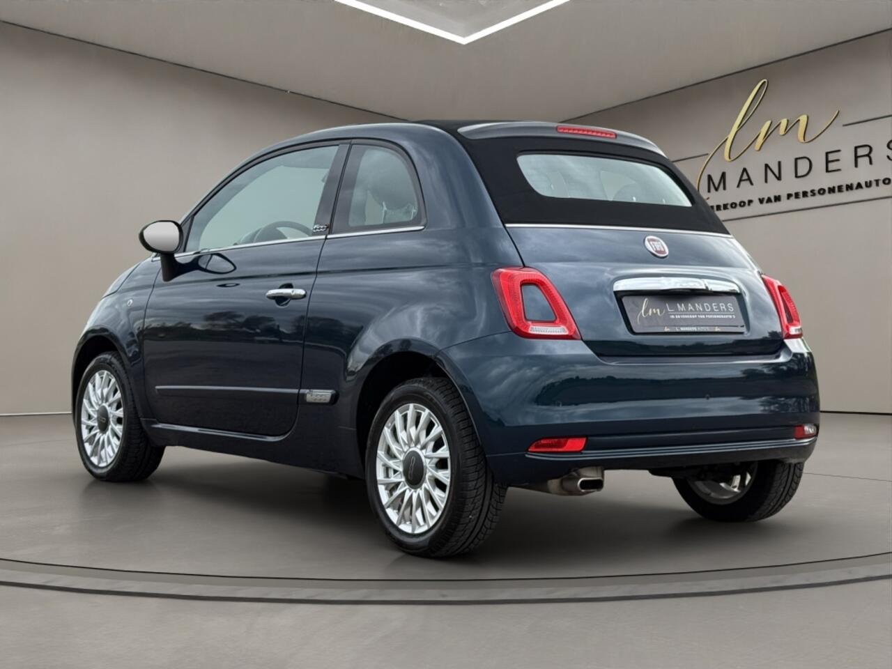 Fiat 500C 1.2 Lounge 2019 BLAUW | Cabriolet | Apple CarPlay | Airco