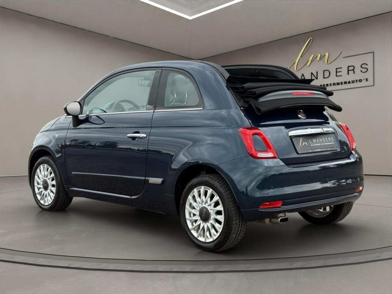 Fiat 500C 1.2 Lounge 2019 BLAUW | Cabriolet | Apple CarPlay | Airco