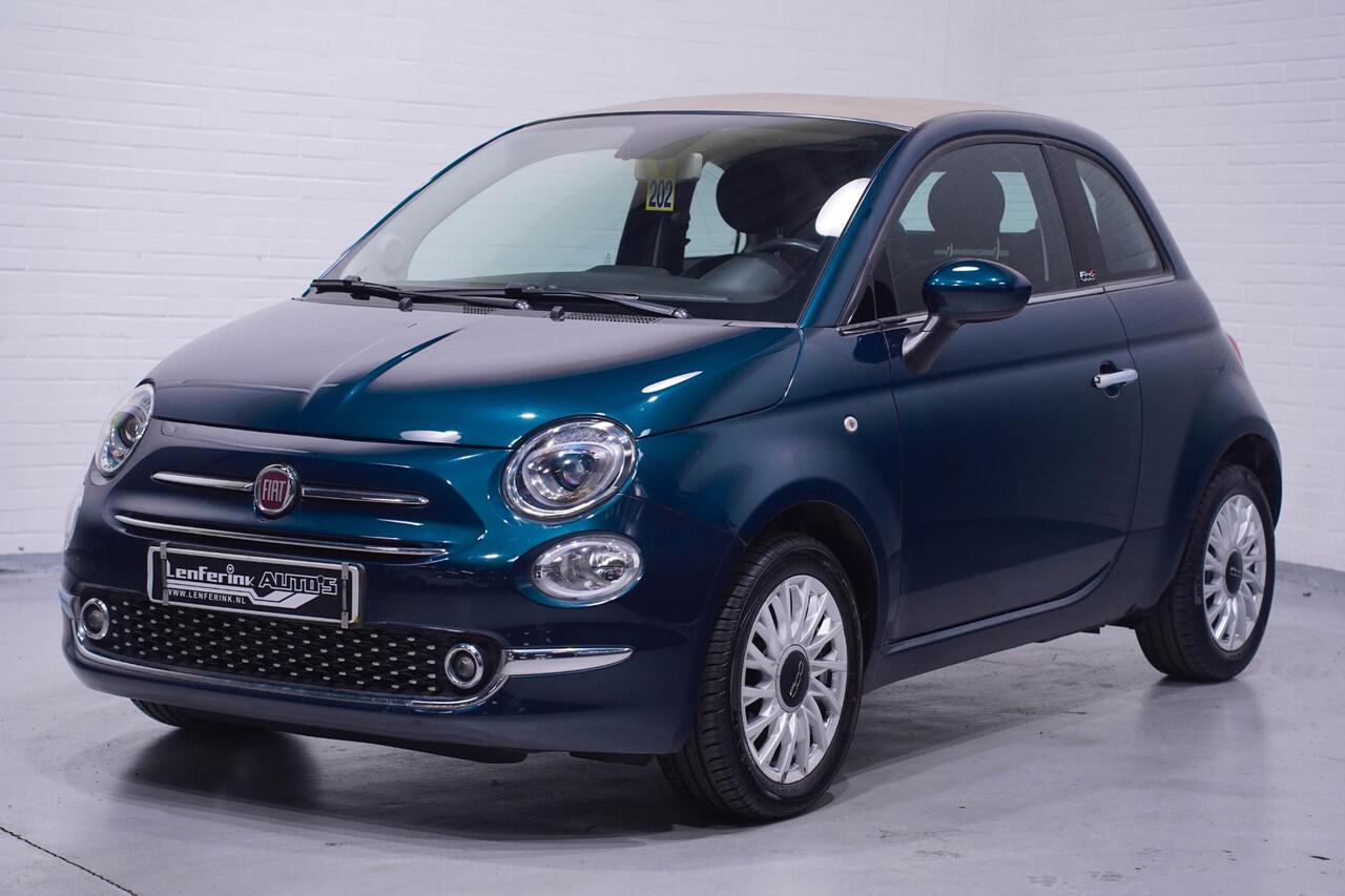 Fiat 500C 0.9 TwinAir Turbo Lounge Rijklaar! Sport Lite Navi Cruise Mistlampen Apple PDC Carplay NAP