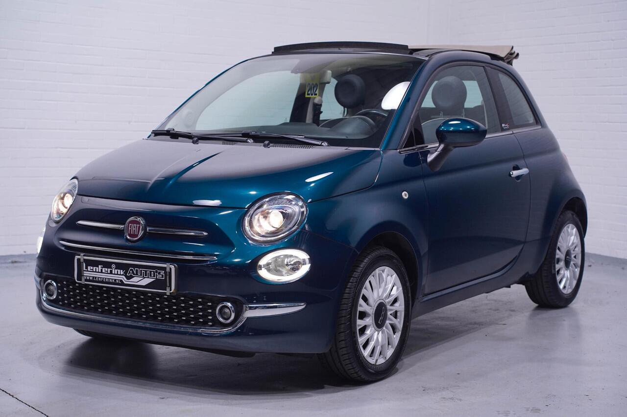 Fiat 500C 0.9 TwinAir Turbo Lounge Rijklaar! Sport Lite Navi Cruise Mistlampen Apple PDC Carplay NAP