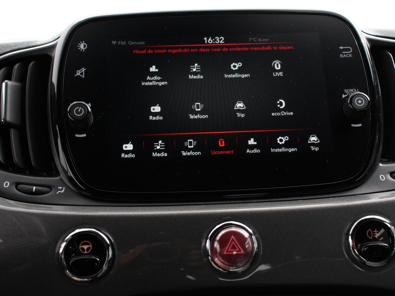 Fiat 500C 1.2 Lounge Automaat | Cruise control | Climate control | LM Velgen | App Connect | Park Control Achter