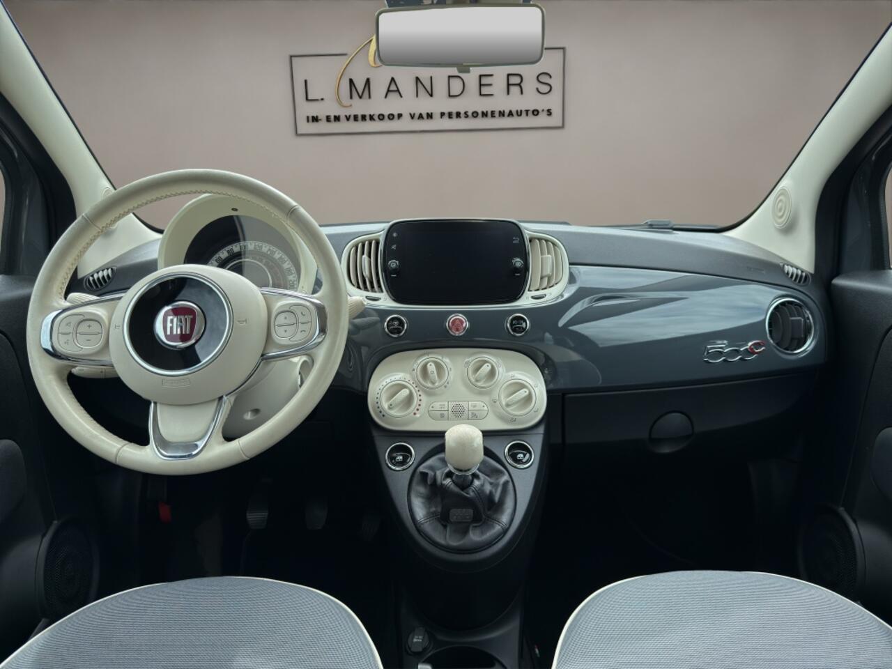 Fiat 500C 1.2 Lounge 2019 GRIJS | Cabrio | Navigatie | Airco