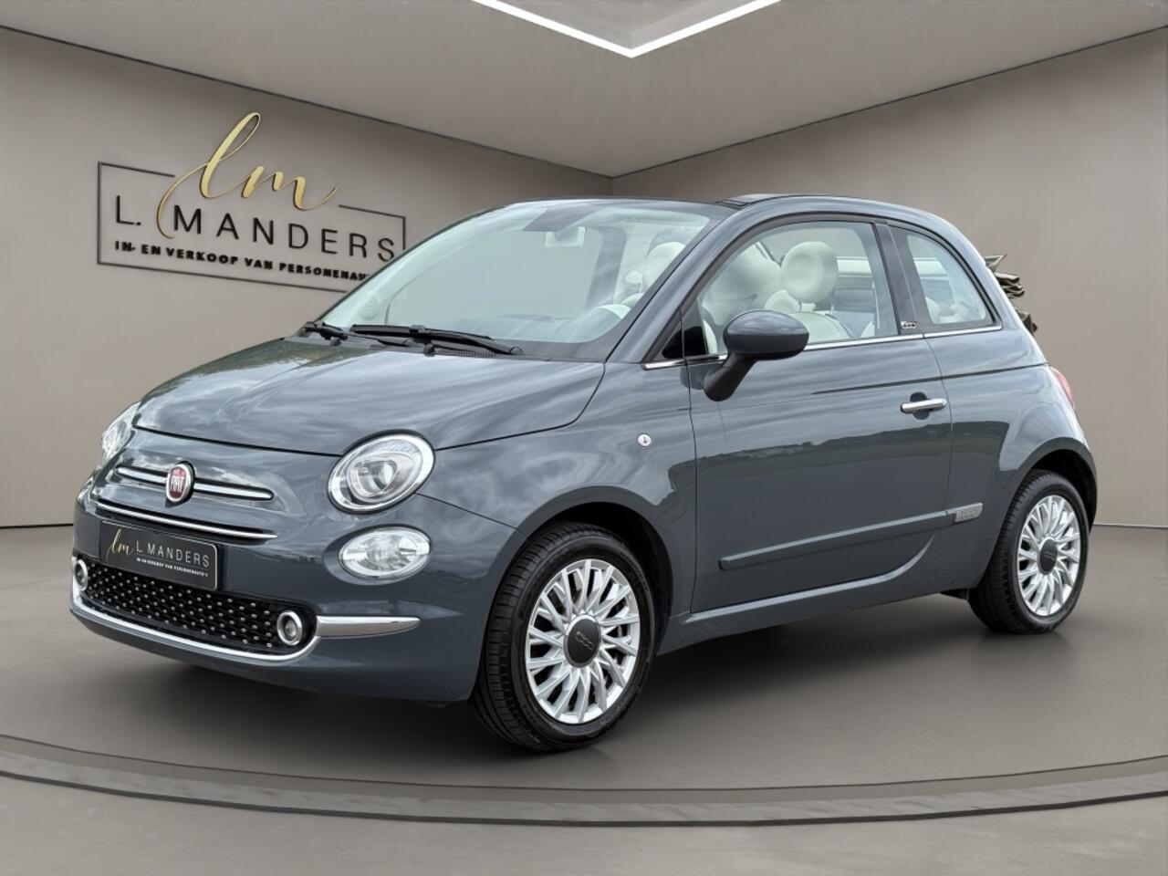 Fiat 500C 1.2 Lounge 2019 GRIJS | Cabrio | Navigatie | Airco