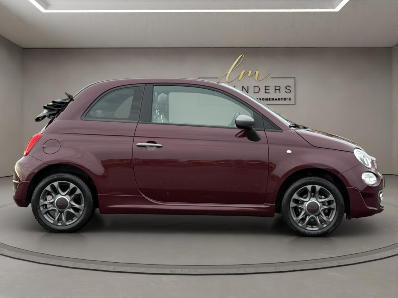 Fiat 500C 1.2 Sport 2019 BORDEAUX | Cabriolet | Apple CarPlay
