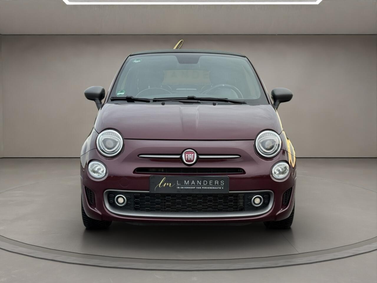 Fiat 500C 1.2 Sport 2019 BORDEAUX | Cabriolet | Apple CarPlay