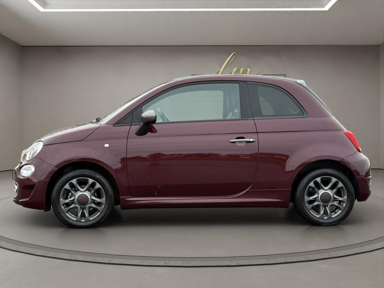 Fiat 500C 1.2 Sport 2019 BORDEAUX | Cabriolet | Apple CarPlay