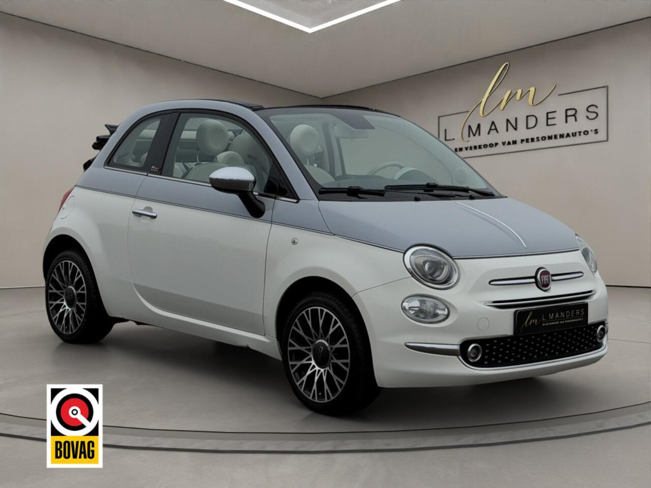 Fiat 500C 1.2 Collezione 2019 BICOLORE | Cabrio | Airco | Benzine | PDC