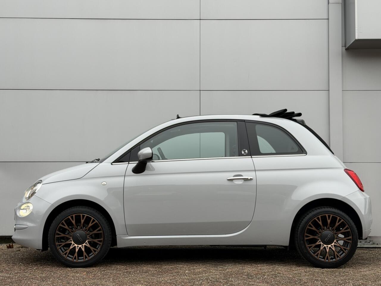 Fiat 500C TwinAir Turbo 85PK 120TH | Navi | Carplay | Clima | 16"