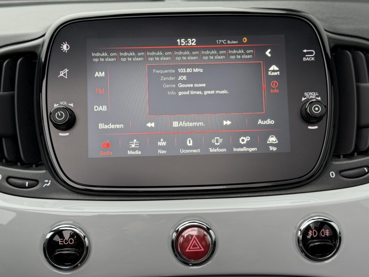 Fiat 500C TwinAir Turbo 85PK 120TH | Navi | Carplay | Clima | 16"