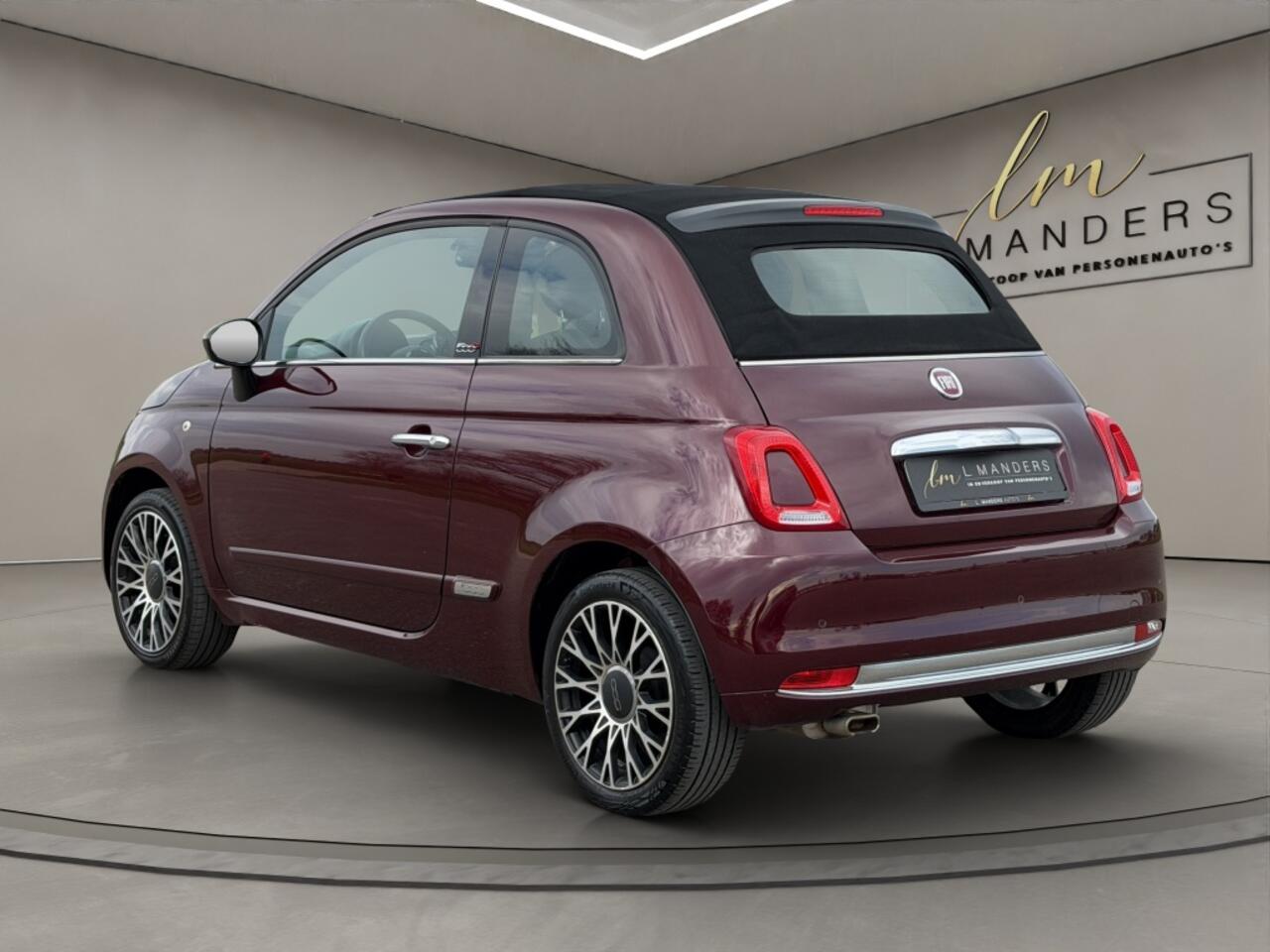 Fiat 500C 1.2 Star 2019 BORDEAUX | Cabrio | Apple CarPlay | Airco