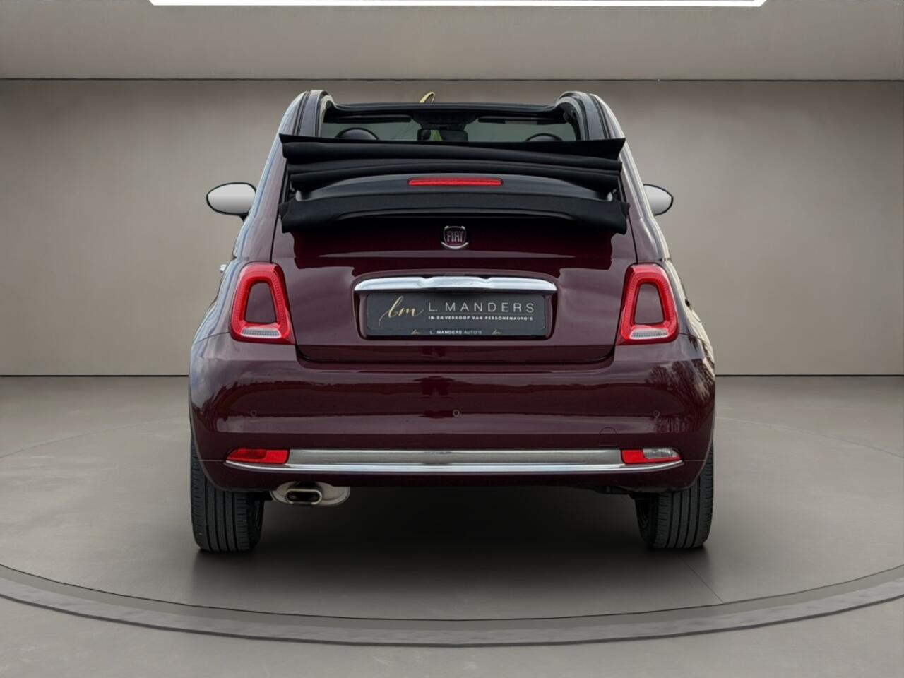 Fiat 500C 1.2 Star 2019 BORDEAUX | Cabrio | Apple CarPlay | Airco