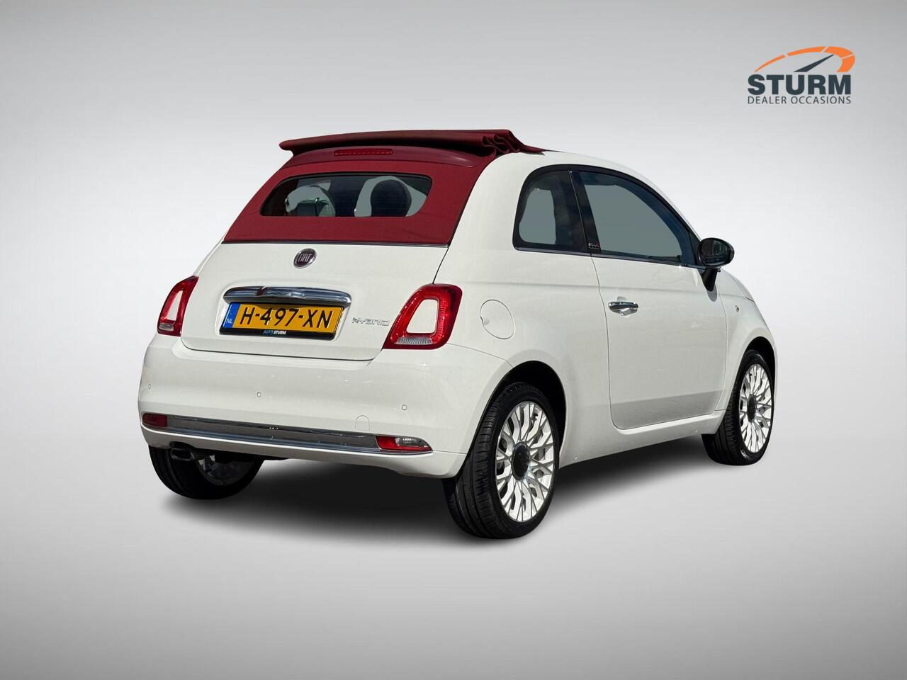 Fiat 500C 1.0 Hybrid Star | Navigatie Full-Map | Park. Sensor | Cruise & Climate Control | Elek. Cabriodak | Rijklaarprijs!