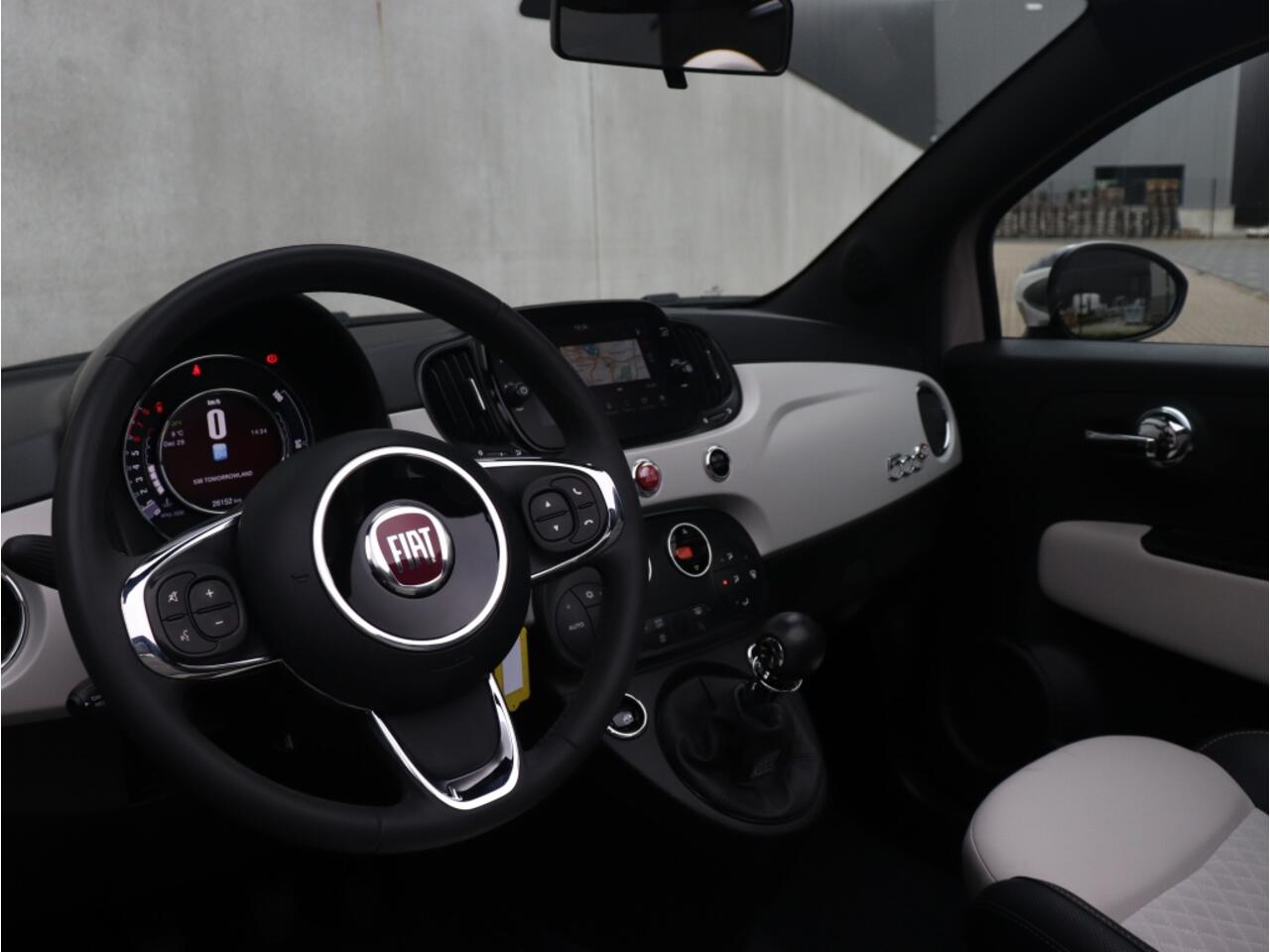 Fiat 500C 1.0 Hybrid 70 PK Star | Navi | Carplay | Clima | Cruise | 16"