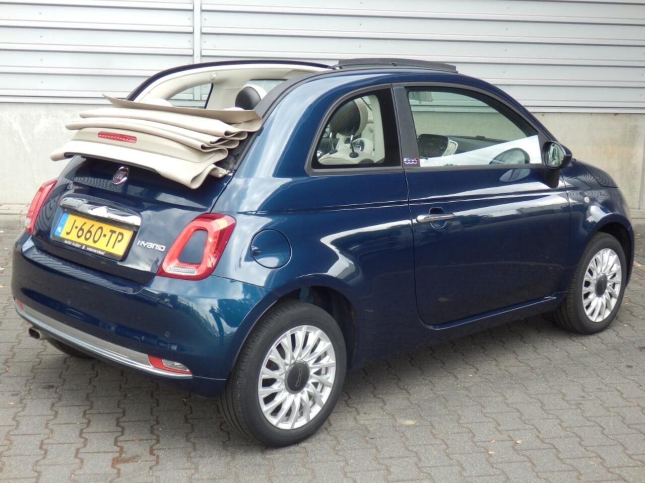Fiat 500C 70pk Hybride | Lounge | Apple Carpl. / Andr. Auto | Cruise ctrl
